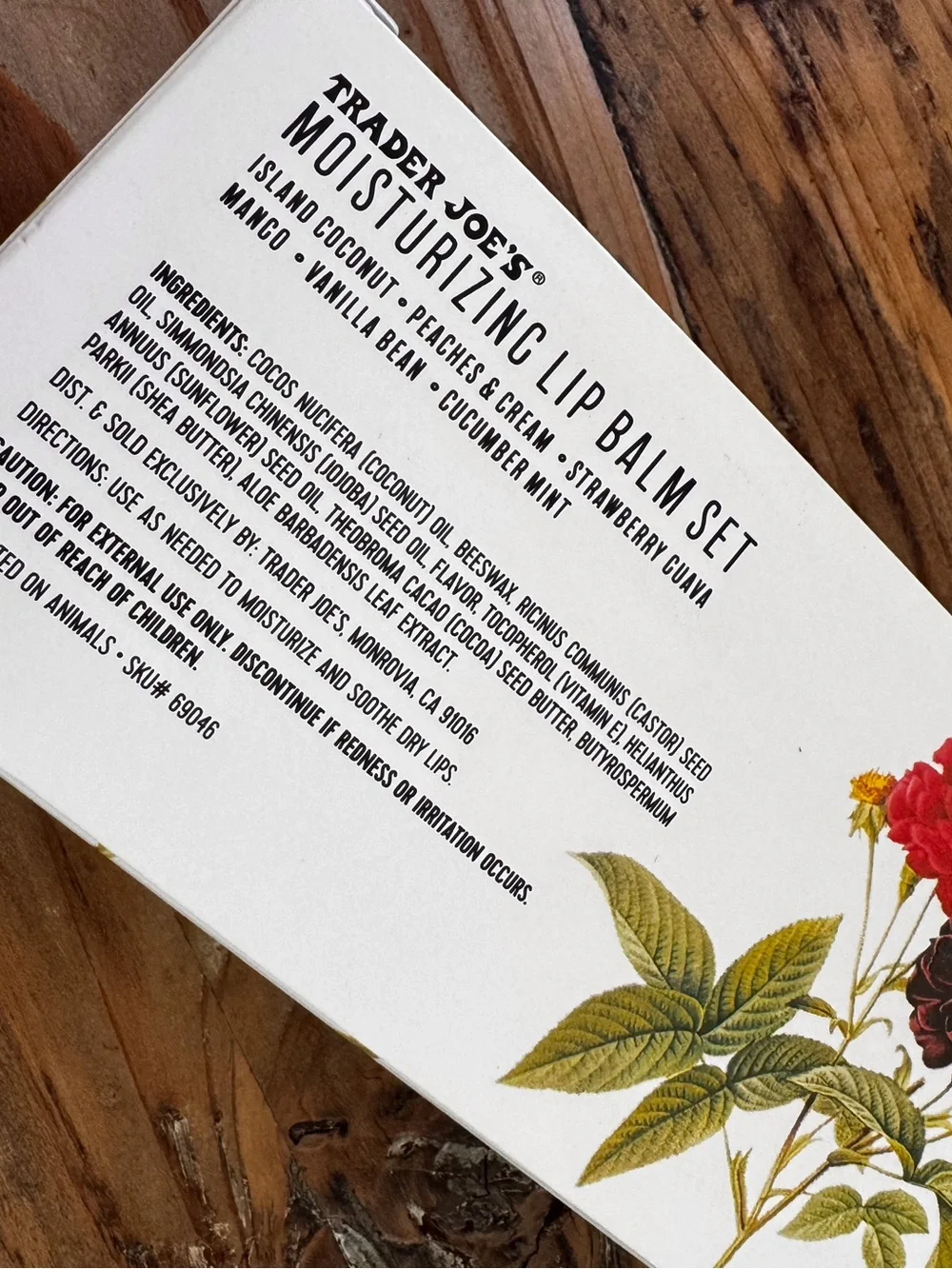 Trader Joe's Moisturizing Lip Balm Set Holiday Special Multi Fun Flavors NEW